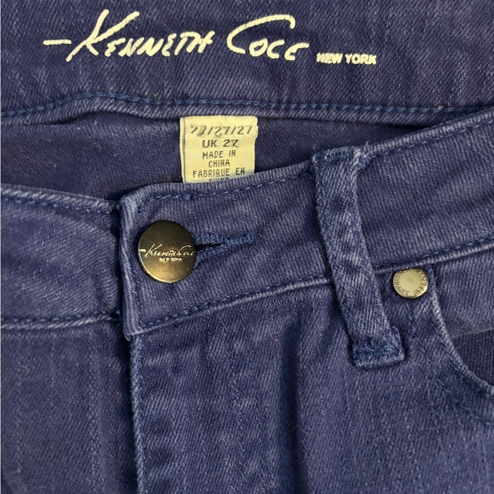 Kenneth Cole Purple Skinny Jeans – Size 27, 5-Pocket Design - Picture 3 of 6